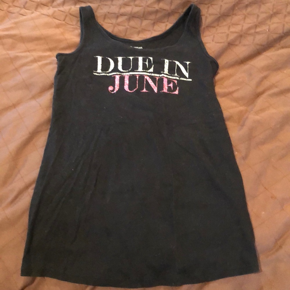 “Due in June” Maternity top